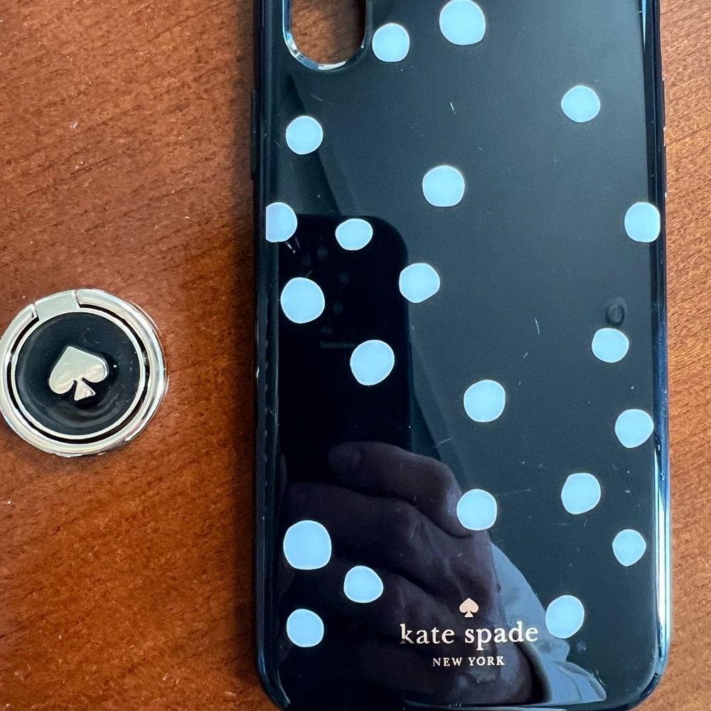 Kate Spade Black and White Polka Dot Phone Case